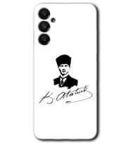 Galaxy A05s Kılıf HD Desen Baskılı Kılıf - Kemal Atatürk İmza