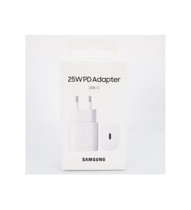 SAMSUNG EP-TA800N 25W HIZLI ŞARJ ADAPTÖRÜ-BEYAZ ( TÜRKİYE GARANTİLİ)