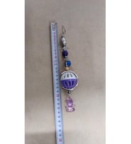 Netx Muhabbet Kuş Oyuncak Ay Halkalı Toplu 13x11cm Ayıcıklı Muhabbet ve Paraket için uygundur