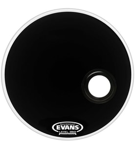 Evans BD20REMAD EMAD Resonant Bas Davul Derisi (20 inç - Tek Kat - Siyah)
