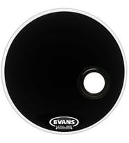 Evans BD20REMAD EMAD Resonant Bas Davul Derisi (20 inç - Tek Kat - Siyah)