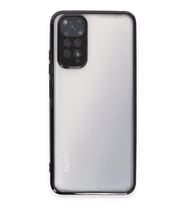 Redmi Note 11 Kılıf Lensli Silikon - Siyah