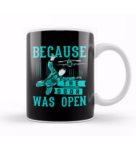 Funny Skydiving Why Because The Door Was Open Kupa Bardak Porselen