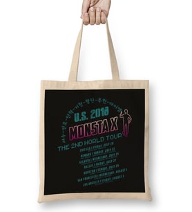 Monsta X U s 2018 The 2nd World Tour Bez Çanta Uzun Saplı