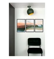 RİOLIGHT VİNTAGE,RUSTİK MAFSALLI HAREKETLİ GLOP BAŞLIK SİYAH METAL TEKLİ GLOP AVİZE GLOP ÇAP:15CM