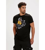 Bad Bear Fave Gece Erkek Tişört (Siyah)
