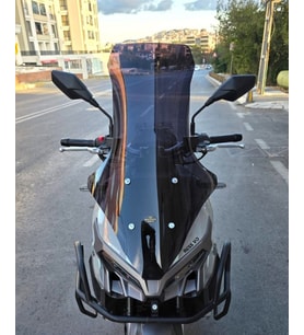 MOTOCAM Mondial Ressivo 250 Ön Cam 2023-2026 Model 78cm Siyah Renkli 4mm