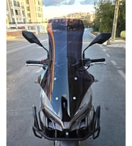 MOTOCAM Mondial Ressivo 250 Ön Cam 2023-2026 Model 78cm Siyah Renkli 4mm
