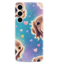 Samsung Galaxy A26 Kılıf Boutique Baskılı Resimli Kalp ve Köpek Pcode -034