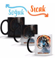 Sub Zero Mortal Kombat Game Sihirli Kupa Bardak Porselen