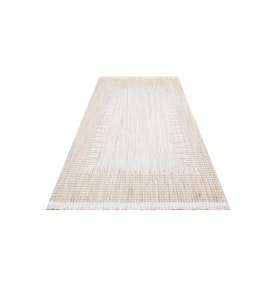 Makine Kaymaz Yıkanabilir Krem Düz Jüt Salon Mutfak Halısı Koridor Halısı Yolluk 1 grey beige