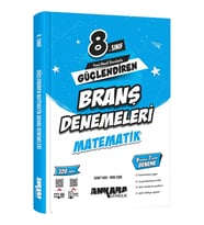 Ankara Yayıncılık 8.Sınıf Güçlendiren Matematik Branş Denemeleri (Çok Renkli)