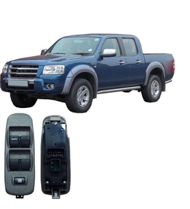 Ford Ranger Sol Dörtlü Cam Düğmesi Anahtarı 2003-2007 Çerçeveli