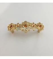 Swarovski Taşlı 128 Mm. Altın