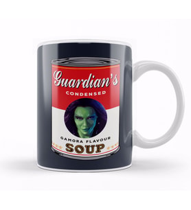 Guardians Of The Galaxy Gamora Soup Warhol Kupa Bardak Porselen