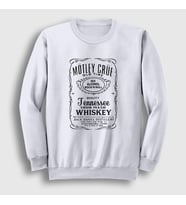 Presmono Unisex Beyaz Whiskey Mötley Crüe Sweatshirt 167592tt (Beyaz)
