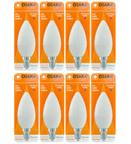 (8 Adet) Osaka 6W (50W) Günışığı (4000K) E14 Duylu (İnce Duy) Led Mum Ampul
