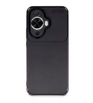 Huawei Nova 12s Kılıf Auto Focus Karbon Kapak - Siyah