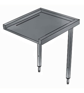 Electrolux Professional Bulaşık Giriş-çıkış Tezgahı, Giyotin Tip Bulaşık Makinesi İçin - 800 Mm BHHLU08