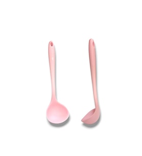 İvory silikon kepçe PEMBE (28cm) 1 ADET