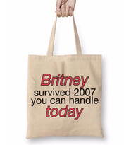 Britney Survived 2007 Bez Çanta Uzun Saplı