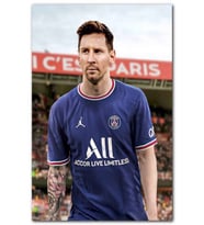 Cakatablo Messi PSG Sahada MDF Tablo