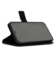 Apple iPhone 8 Plus Kapaklı Kılıf Mıknatıs Kapatma Kopçası Cüzdan Ve Stand Özelliği (Siyah)