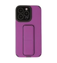 Iphone 14 Kılıf Mega Standlı Silikon - Mor