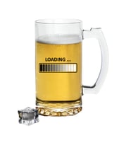 Yükleniyor Tasarımlı Bira Bardağı - Bira Bardak (Şeffaf)