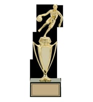 ODAK KUPA - Figürlü Kupalar - Basketbol Kadın Figürlü Kupalar FG-039 C - 29 cm