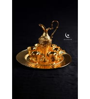 8 Parça Zemzem Takımı Hediyelik ve Sunumluk Set (Sarı)