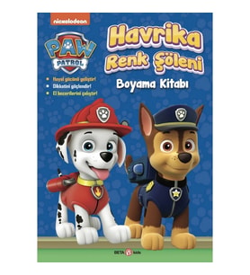 Paw Patrol Havrika Renk Şöleni Boyama Kitabı