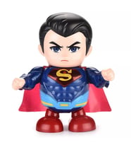 Pilli Işıklı Dans Eden Robot Süperman Batman Dance Hero Superman 20 CM