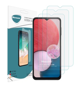Microsonic Samsung Galaxy A13 4G Screen Protector Nano Glass Cam Ekran Koruyucu (3`lü Paket) (Renksiz)