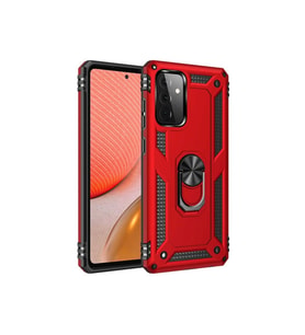 Samsung Galaxy A52 Uyumlu Kılıf Zore Vega Kapak (Kırmızı)