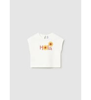 Mayoral Kız Bebek Tshirt Beyaz