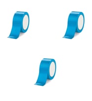 Omeyva Takviyeli Tamir Bandı - İzolasyon Onarım Çadır Bandı - Mavi - 48 mm x 10 YRD - 3 Rulo