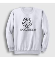 Presmono Unisex Beyaz Star Black Veil Brides Sweatshirt 19132tt (Beyaz)