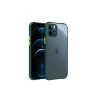 Apple iPhone 12 Pro Uyumlu Kılıf Zore Kaff Kapak (Koyu Yeşil)