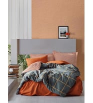 Cotton Box Modern Tek Kişilik Nevresim Takımı Stark Tarçın
