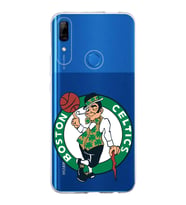 Huawei P Smart Z Uyumlu Kapak Boston Celtics Tasarımlı Şeffaf Silikon Kılıf