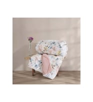 Cotton Box Velvet -Dalya Pudra- Çift Kişilik Yorgan Çift Taraflı (195x215)