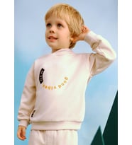 Mayoral Erkek Çocuk Kapşonlu Sweatshirt Bej