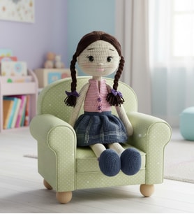 El Yapımı Büyük Amigurumi Bebek %100 Pamuk – Bebek ve Çocuklar İçin Özel Hediye