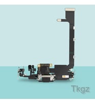 Apple İphone 11 PRO MAX Full Şarj Soketi Filmi FLEX (SİYAH)