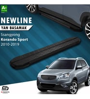 S-Dizayn Ssangyong Korando Sport NewLine Siyah Yan Basamak 203 Cm 2010-2019 A+ Kalite