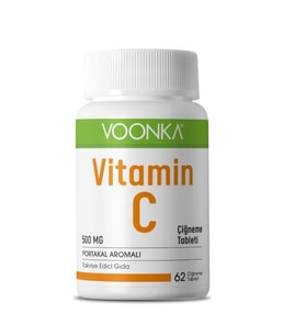 Voonka Vitamin C Çiğneme 60 Tablet