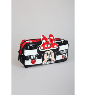DEKOMUS CEP DEFTERİ İLE YENİ SEZON LİSANSLI MINNIE MOUSE KALEM ÇANTASI DUE ICONIC FOREVER