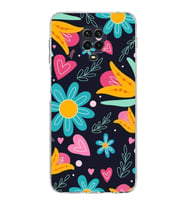 PrintiFy Xiaomi Redmi Note 9s ile Uyumlu Retro Color 1  Kamera Korumalı Şeffaf  Kılıf