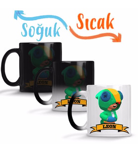 Leon Brawl Stars Sihirli Kupa Bardak Porselen